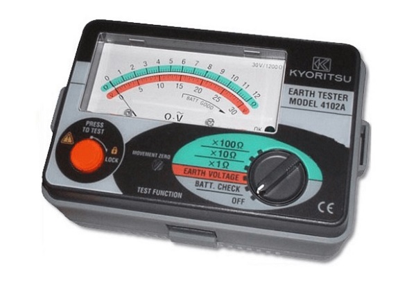 Đồng hồ đo điện trở đất Kyoritsu 4102A dùng cho đo chuyên nghiệp