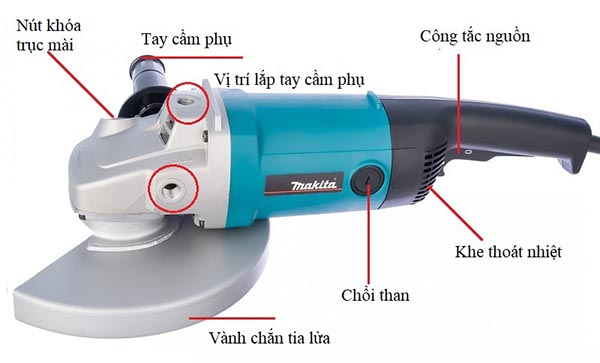 Thiết kế của máy mài góc Makita 9069