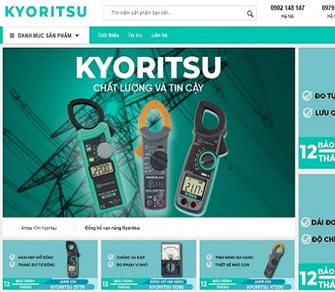Đại lý Kyoritsu uy tín ở đâu tại Hà Nội, Hồ Chí Minh