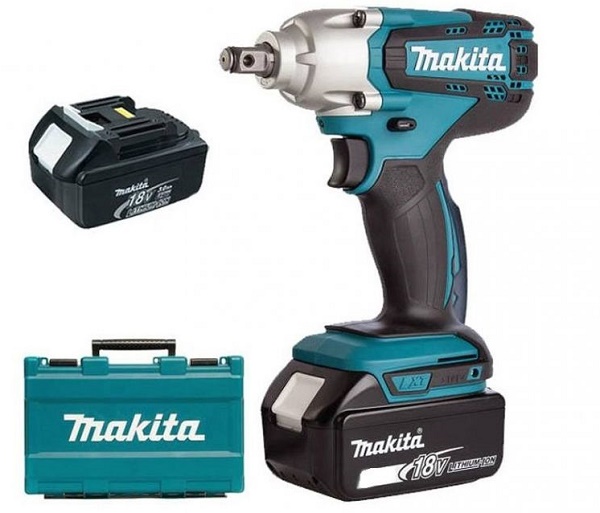 Bộ sản phẩm máy siết bu lông Makita DTW300FJX4 chính hãng