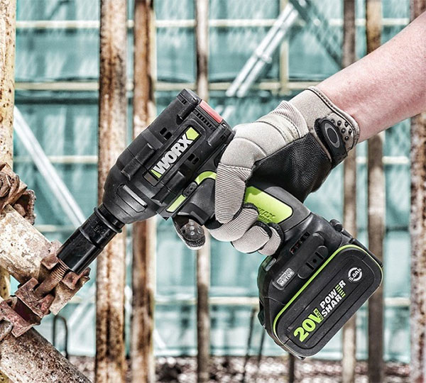 Hình ảnh máy bắn bu lông pin Trung Quốc Worx Green WU279
