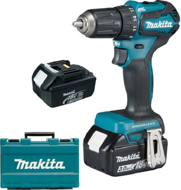 Bộ máy khoan pin có búa Makita DHP483RFE chất lượng