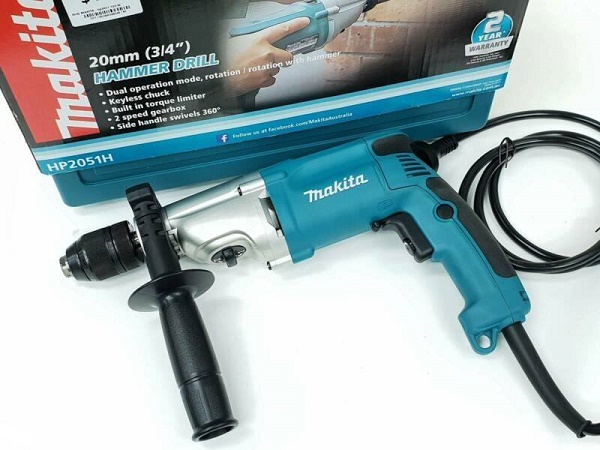 Bộ máy khoan Makita HP2051 đầy đủ phụ kiện giá tốt