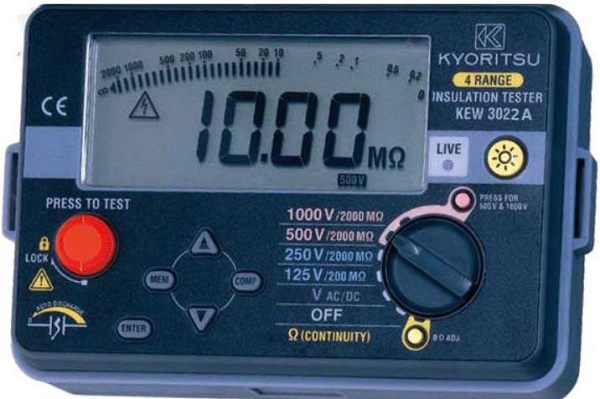 Kyoritsu 3022A chắc chắn, dễ sử dụng với thiết kế trực quan