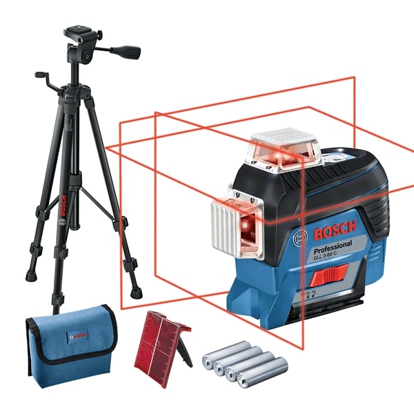 Hình ảnh máy cân bằng laser 3 tia Bosch GLL 3-80