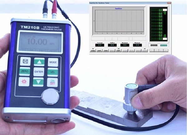 Máy đo độ dày lớp phủ bằng phương pháp từ tính và phương pháp siêu âm