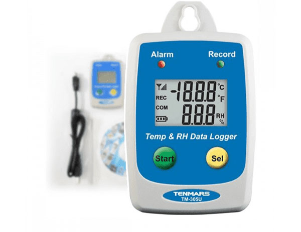 Hình ảnh máy ghi nhiệt độ, độ ẩm Tenmars TM-305U