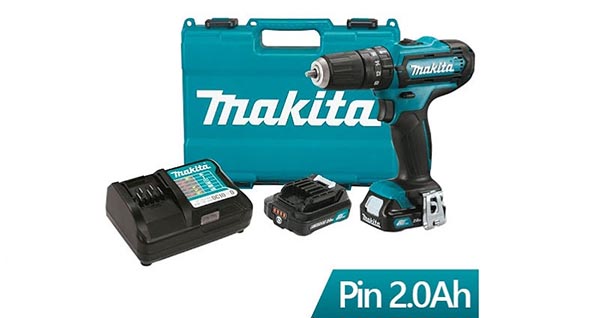 Máy khoan búa và vặn vít dùng pin Makita HP333DSAE