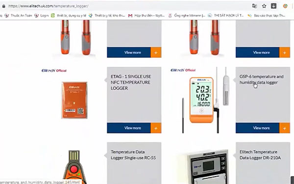 Chọn đúng về máy Elitech GSP-6 để tải phần mềm