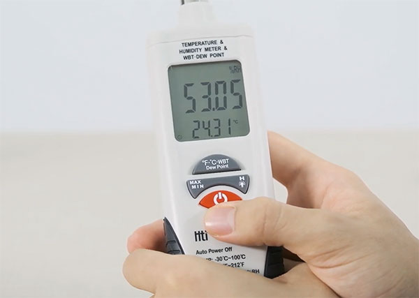 Máy đo nhiệt độ, độ ẩm không khí HT-350 có độ chính xác cao