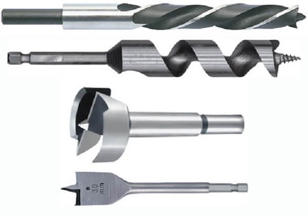 Có nhiều loại mũi khoan gỗ