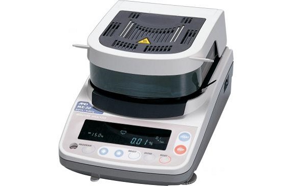 Cân sấy ẩm MX-50 mang kiểu dáng nhỏ, bền chắc
