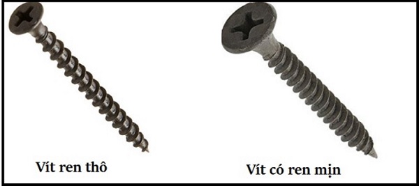 Vít có ren thô