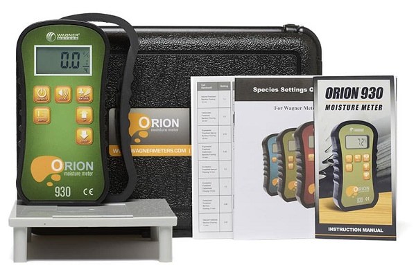 Bộ sản phẩm máy đo độ ẩm gỗ Wagner Orion 930