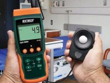 máy đo cường độ ánh sáng extech tốt