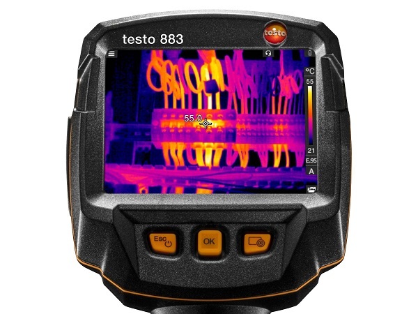 Chất lượng và độ bền của máy ảnh nhiệt Testo 883