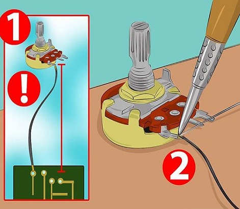 Cách mắc biến trở 3 chân. Cách đo biến trở với đồng hồ vạn năng