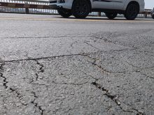 xử lý vết nứt mặt đường bê tông