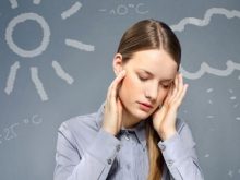 mệt mỏi khi thay đổi thời tiết