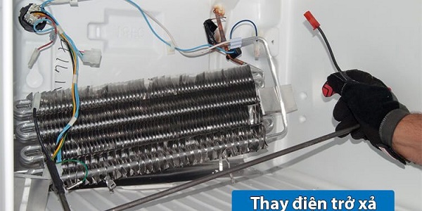 Các bước thay điện trở xả đá tủ lạnh