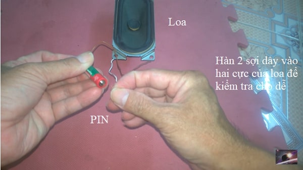Cách kiểm tra loa bằng pin