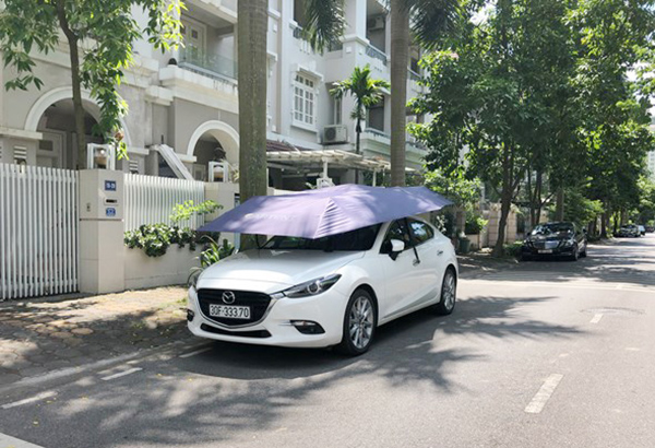 Đỗ xe nơi râm mát