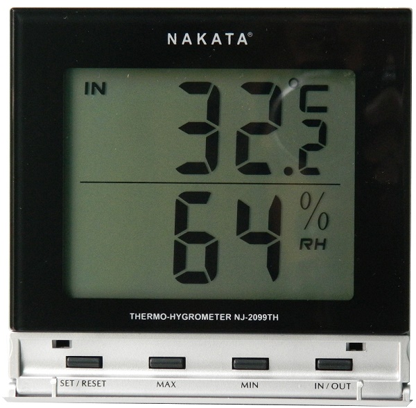 Nhiệt ẩm kế treo tường của Nhật tốt - Nakata NJ-2099-TH