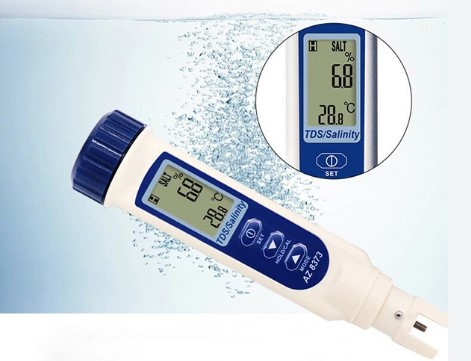 Cách đo độ mặn của nước