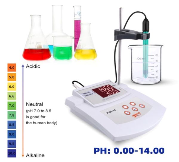 Hình ảnh máy đo pH để bàn Total Meter PHS-3C