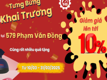 TƯNG BỪNG KHAI TRƯƠNG, GIẢM GIÁ 10%, QUÀ HẤP DẪN