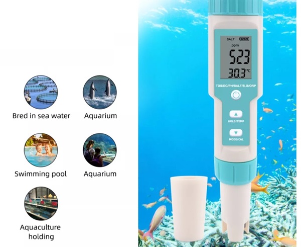 Máy đo độ mặn và độ pH dạng bút đo
