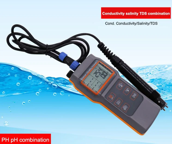 Máy đo Oxy hòa tan/pH/EC/nhiệt độ/độ mặn nước AZ86031