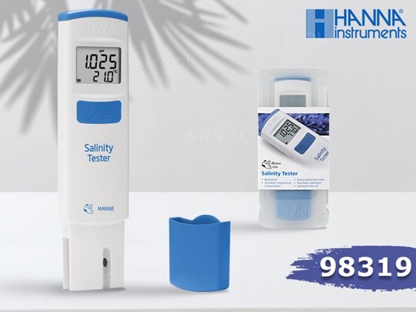 Bút đo độ mặn Hanna HI98319 thích hợp cho trang trại, doanh nghiệp kiểm tra độ mặn