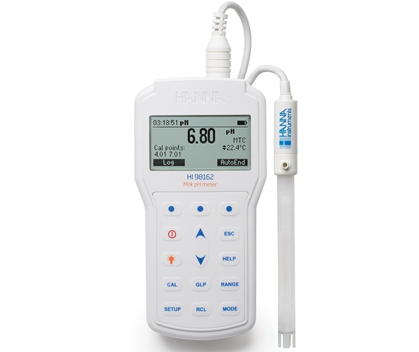 Máy đo pH sữa chua Hanna HI98162