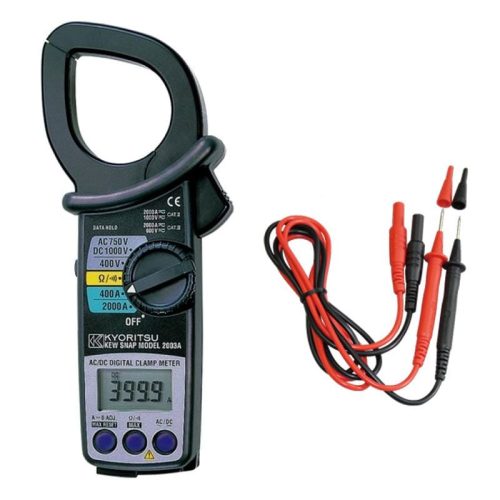 Kyoritsu 2003A hỗ trợ đo dòng AC/DC lên đến 2000 A