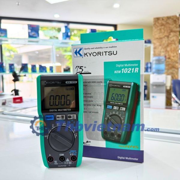Kyoritsu 1021R còn hỗ trợ đo điện áp AC/DC lên đến 600V