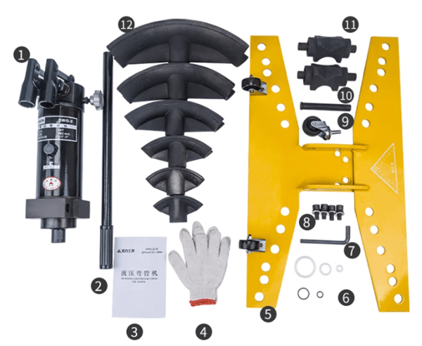 Bộ sản phẩm máy uốn ống SWG-4 chất lượng, chính hãng