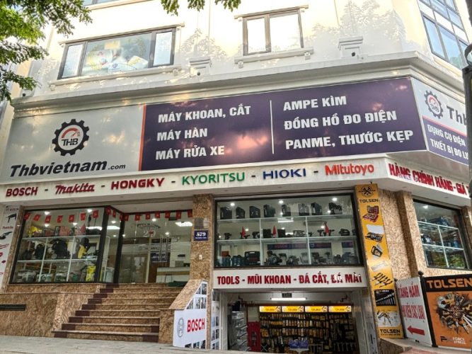 Mua sắm dụng cụ Bosch trực tiếp tại cửa hàng THB Việt Nam - Hà Nội 
