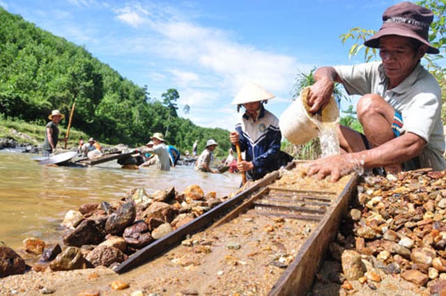 Khai thác vàng sa khoáng