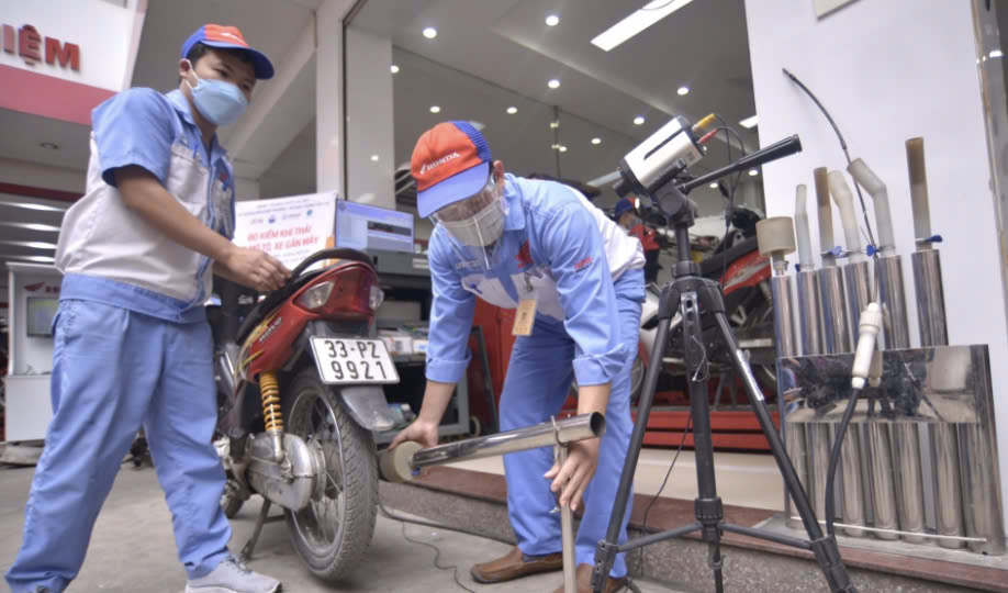 Kiểm định khí thải xe máy